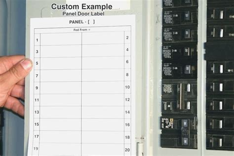 electrical service box labels|electrical panel directory stickers.